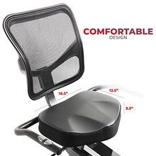 Sunny Health & Fitness Smart Recumbent Bike Black
