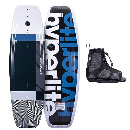 Hyperlite Motive Jr. Kids Wakeboard Package with Remix Bindings Multi-color
