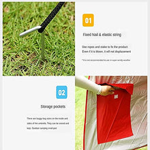 Garden Umbrellas Beach Umbrella Umbrella for Multiple Purposes Beach Patio Garden Outdoor with Fixing Tools Storage Bag One Umbrella(Color:Red;Size:2.4M), Red, 2.4M