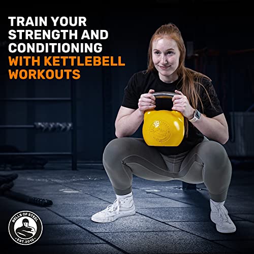 Bells of Steel Competition Kettlebell - Commercial and Home Gym - Strength Training - 36 kg Grey
