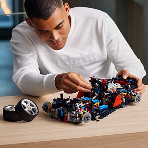LEGO Technic Ferrari Daytona SP3 42143 Race Car Model Kit Multicolor