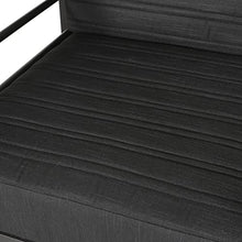 Christopher Knight Home Giovanna Outdoor Club Chair, Black + Natural + Dark Gray