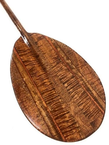 Tikimaster AAA Premium Koa Paddle 50" T-Handle Inlays Hawaii