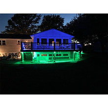 IP68 Waterproof 170FT (2X 85FT/Roll) 60LEDs/M 20LEDs/Ft 24V Outdoor 5050 RGB LED Strip Light Kit with RF Remote & WiFi Music Sync Controller for Swimming Pool, Porch, Patio, Rooftop, Dock