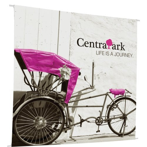 Orbus Multicoloured Outdoor Canvas Hanging Banner 5x10ft Hemmed Edges