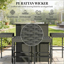lafengyan Outdoor Bar Furniture Set for Poolside Relaxing Sturdy Build & Stylish Design for Patio Enjoyment
