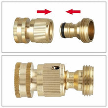 MVUYO FMURY Brass Water Hose Quick Connect 3/4 Inch Male Female Set Spray Nozzle Gun Connector Garden Fittings