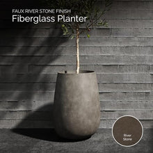 COSAPOTS Mondo High Tall Fiberglass Planter, Indoor/Outdoor