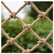 Hynet Rope Net Fence Safety Net Decor Heavy Duty Hemp Rope Netting Outdoor Kids Climbing Cargo Net Stair Railing Garden Plants Protective Net Playground Hammock (Size : 3 * 10m(10 * 33ft))