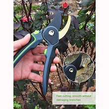 MVNOIRE Plant Trim Horticulture Pruner Cut Secateur Shrub Garden Scissor Tool Branch Shear Orchard Pruning Shears