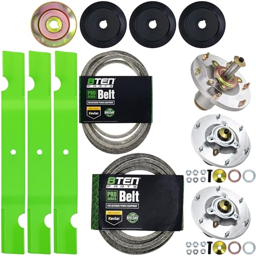 8TEN Blade Spindle Belt Kit for Grasshopper 320245 623781 61 Inch Deck
