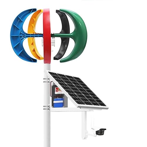 FEICHANGHAO 3000W Excellent Wind Generator Kit, 12V/ 24V/48V Automatic Motor Kit Windmill Energy Charge Turbines Vertical Axis for Home Camping,12v
