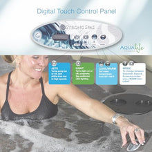 Outback Hot Tub, Fits 6 People, Standard Outlet Compatible, 20 Massage Jets, Cover Included, Aqualife by Strong Spas