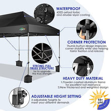 COBIZI 10x20 Heavy Duty Pop Up Canopy Tent with Sidewalls, Easy Up Canopy