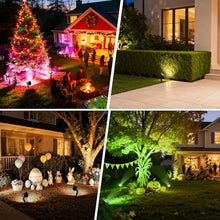 Sofiton 16-Pack Low Voltage Landscape Lighting with RGB+CCT Color Changing, 10W, 600LM, 12-24V AC/DC, Wet Location, Landscape Spot Lights Outdoor for Garden Tree Yard Uplighting, Bronze, ETL Listed