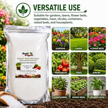 Water Storing Crystal Gel Keeps Plant Healthy, Saves Water, Time & Money – Soil Vigor Water Storing Crystals for Plants, Potassium Polyacrylate, Fine Granules 20-100 Mesh, Lasts Up to 7 Years (45 lb)