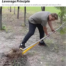 Stand Up Tree Stump Puller, Multi-Purpose Sapling & Root Remover Tool