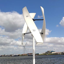 3000W Maglev Vertical Axis Wind Turbine Kit + 200W Solar Panels | 12/24/48V Hybrid System W/2000W Inverter & Controller | Household Wind Generator(12V)