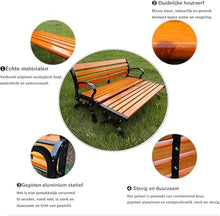 ERoomQ Outdoor GThe Bench,Patio Bench Park Bench Outdoor Conversation Couch, Outdoor Bench, Balcony Lounge Bench with Backrest Bench (1.5m)