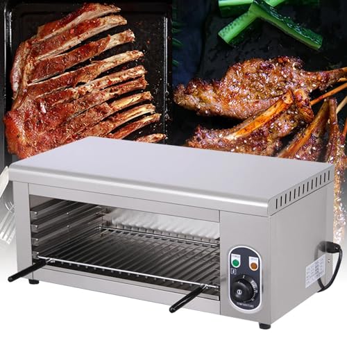 YXCUSAM Electric Salamander Oven, 2000W Commercial Cheese Melter Grill,for Melt Cheese,Toast Sandwiches,Steak
