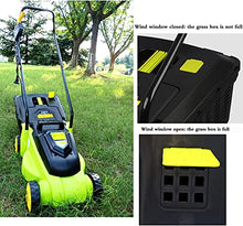 12-Inch Electric Lawn Mower Corded Electric Walk-Behind Push Mower Portable Outdoor Corded Electric Lawn Mower