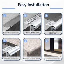 ERRULAN Aluminum Roof Drip Edge Flashing, Cuttable Rain Diverter