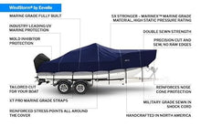 Eevelle Windstorm V Hull Fishing Boat Cover Charcoal Gray