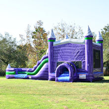 JumpOrange Commercial Grade Dark Night Wraparound Combo Inflatable 32' x 13' x 15'