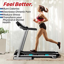 SereneLife Foldable Digital Home Gym Treadmill Black