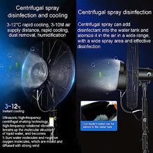 JCSRYD Cool Mist Fan High Velocity Weatherproof Shop Fan with Mist, Outdoor Patio Misting Fan, 3 Speeds, 90° Oscillation, 42L Water Tank (Color : A 110V, Size : 61cm/24in)