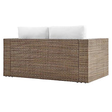 Modway Convene Love Seat Cappuccino White
