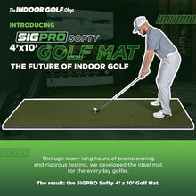 The Indoor Golf Shop SIGPRO Softy Golf Mat - 4' x 10' - Made in The USA