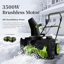 QIUNAOZI Electric Snow Removal Machine, 1900 RPM, for Driveway & Patio