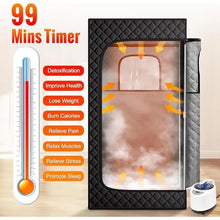 YXKJZHF Sauna, Home Sauna Tent,Personal Sauna Steam Sauna Tent at Home Spa with Steam Generator, 90 Minute Timer, Foldable Chair