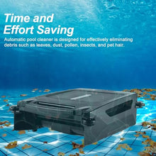 Solar Powered Cordless Robotic Pool Cleaner,2500mAh Battery, Rechargeable Pool Skimmer Robot with Dual Charging 2 Cleaning Modes