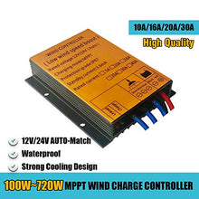 NINILADY New Arrivel Low Noise 600W 12V 24V 48V Wind Turbine 5 Blades with MPPT Controller Wind Generator for Home Free Energy (24v with Controller)