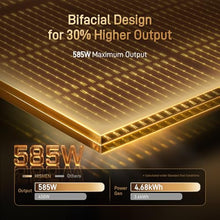 900W Solar Panels, 2PC 450W UL 61730 Certified 25.2% Efficiency Cells