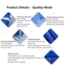 Portable Water Storage Pond Canvas Fish Pond Outdoor Aquarium Pool Pond with Drain Valve Foldable Canvas Fish Pool Pond for Saltwater Fish,Koi,Turtles Swimming Fish (1 * 1 * 0.6m)