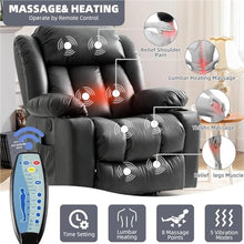 KTYUERGHK Power Lift Recliner Chair with Massage Heat for Elderly Adults