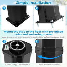 HUXUZYDY Outdoor Solar Heated Shower with Temperature Adjustment, 360° Rotating Head, Foot Shower & Faucet for Pool, Beach, and Garden Use,