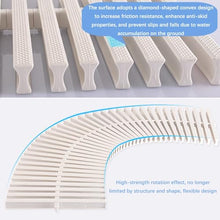 DHXIAMZ Plastic Grate Cover - 9PCS Spliceable Overflow Grill for Pools, Showers, Driveways, Patios & Outdoor Areas (18x100CM) - Heavy-Du, Weather-Resistant Design