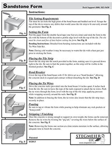 Stegmeier Gunite Pool Coping Forms Sandstone