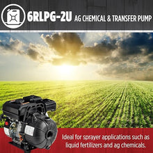 Red Lion 6RLPG-2U Gas Powered Ag Chemical Transfer Pump, 195 GPM, 212 cc