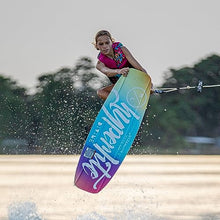 Hyperlite Divine Jr. Kids Wakeboard Package with Jinx Bindings for Girls - Beginner to Intermediate Riders - 119cm, Size 12K-2, Multi-color