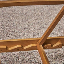 Afuera Living Outdoor Acacia Wood Chaise Lounge Set of 4 Natural
