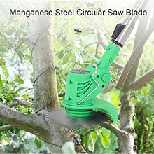 JOMRTS Electric Lawn Mower Rechargeable 1500W Wireless Lawn Mower Outdoor Small Household Multifunctional Cutting Artifact