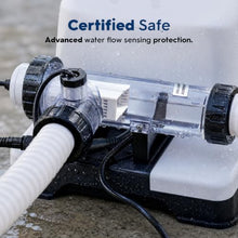 XtremepowerUS Salt Water Pool Chlorinator, Above Ground Salt Chlorine Generator System, Self-Cleaning Smart AI Chlorinator with LED Display, for Swimming Pools (10,000 Gallons)