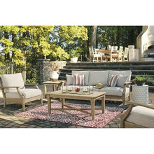 Signature Design by Ashley Clare View 1-Piece Eucalyptus Outdoor Sofa