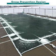 ZEEKYFOR Inground Pool Safety Cover, Winter Pool Cover with All Installation Hardware, Customized Shape Size,3mx10m/10ftx33ft