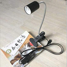 E27 Plant Growth Lamp Base For Tortoise Heating Lighting Variable Direction Lamp Holder With Clip 50pcs